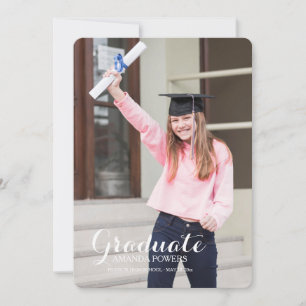 Happy Graduate Photo Faire-part