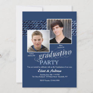 Happy Graduates Photo Invitation Kaart