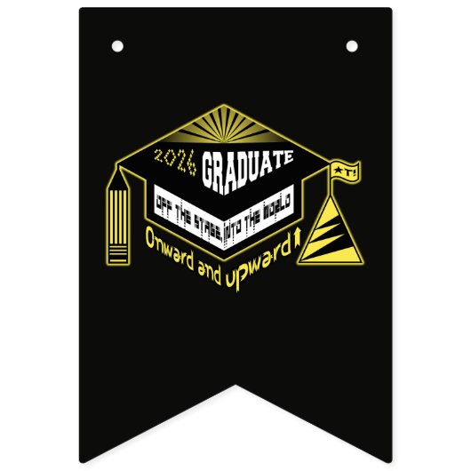 Happy Graduation 2026 Vlaggetjes (Zesde vlag)