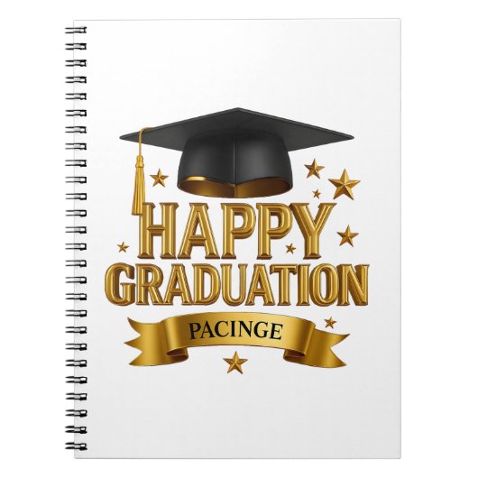 Happy Graduation Notitieboek (Voorkant)