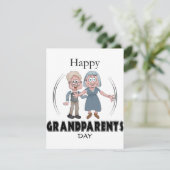 Happy Grandouders Day Greetings Kaart (Staand voorkant)
