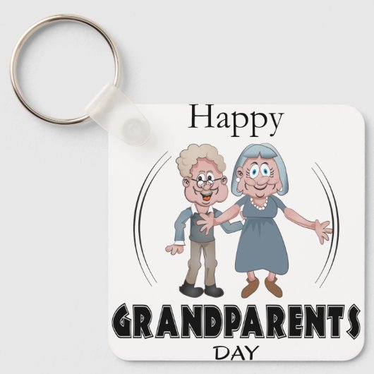 Happy Grandouders Day Sleutelhanger (Voorkant)