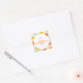 Happy Grandouders Day Square Stickers (Envelop)