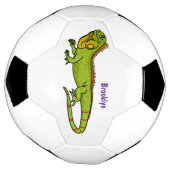 Happy green iguana cartoon (Tourné)