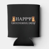 happy Groundhog Day Blikjeskoeler (Achterkant)