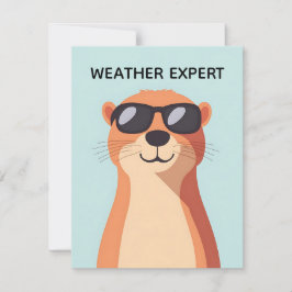 Happy Groundhog Day Cute Colorful Woodchuck Feestdagenkaart