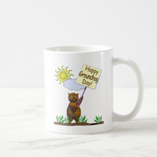 Happy Groundhog Day Groundhog Koffiemok