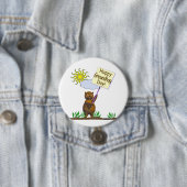 Happy Groundhog Day Groundhog Ronde Button 7,6 Cm (In situ)