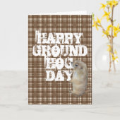HAPPY GROUNDHOG DAY KAART (Gele Bloem)