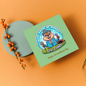 Happy Groundhog Day: Lente- of winternieuwsbericht Feestdagenkaart