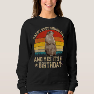 Happy Groundhog Day Lovers Costume Boys Girls Trui