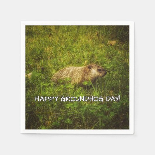 Happy Groundhog Day! luiers Servetten (Voorkant)
