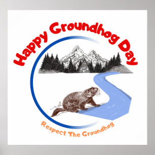 Happy Groundhog Day posters & posters