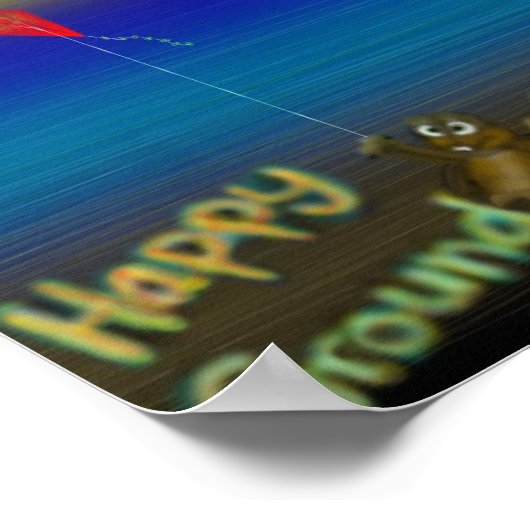 Happy Groundhog Day print (Hoek)