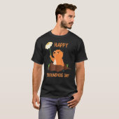 Happy Groundhog Day T-shirt (Voorkant volledig)