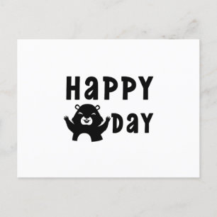 Happy Groundhog's Day Briefkaart