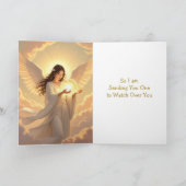 Happy Guardian Angel Day | (Aziatisch) Kaart (Binnen)