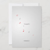 Happy Guitar-uitnodiging Kaart (Achterkant)