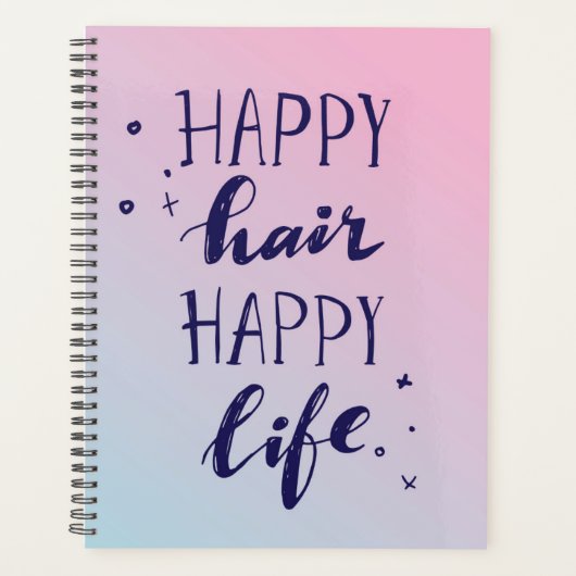 Happy Hair Happy Life Planner (Voorkant)