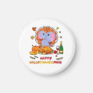 Happy Hallo olifant Drink wijn dank u cadeau Magneet