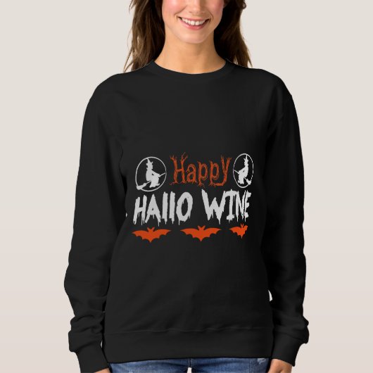 Happy Hallo Wine Trui (Voorkant)