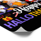Happy Hallothanksmas Gnomes Lover Halloween Merry Poster (Hoek)