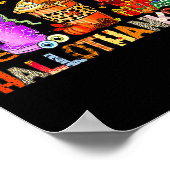 Happy Hallothanksmas Halloween Coffee Latte Thanks Poster (Hoek)