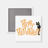 Happy Halloween 2" aimant réfrigérateur (Recto/Verso)