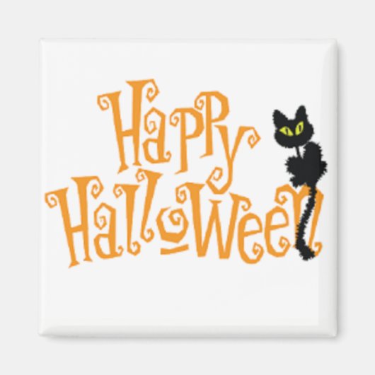 Happy Halloween 2" aimant réfrigérateur (Devant)