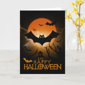 Happy Halloween 2 Kaart (Gele Bloem)