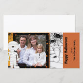 Happy Halloween Aankondiging (Voorkant / Achterkant)