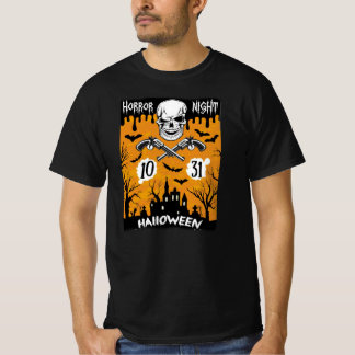 Happy Halloween afbeeldingen T-shirt trendy en sch