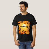 Happy Halloween afbeeldingen T-shirt trendy en sch (Voorkant volledig)