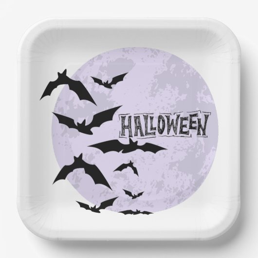 Happy Halloween Assiette Papieren Bordje (Voorkant)
