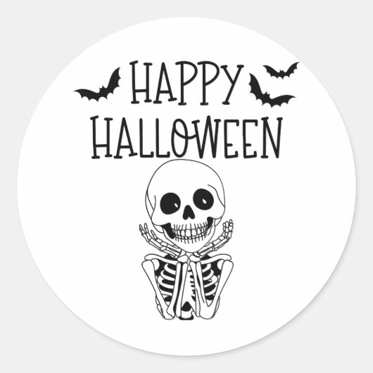Happy Halloween Autocollant (Devant)