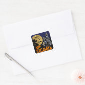 Happy Halloween autocollant Haunted house Flying b (Enveloppe)