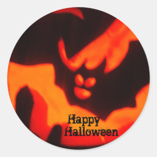 Happy Halloween Bat Sticker