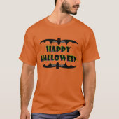 Happy Halloween Bat T-shirt (Voorkant)