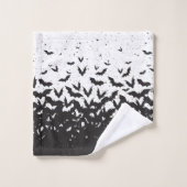 Happy Halloween Bats Bath Towel set Bad Handdoek (Wasdoekje)