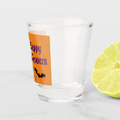 Happy Halloween Bats en de maan Shot Glas (Rechts)