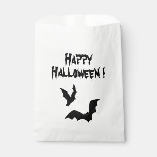 Happy Halloween Bats Favor Bag Bedankzakje