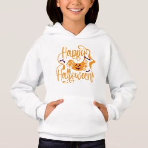 Happy Halloween bats jack o lantern
