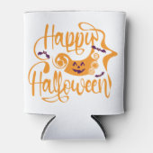 Happy Halloween bats jack o lantern Blikjeskoeler (Voorkant)