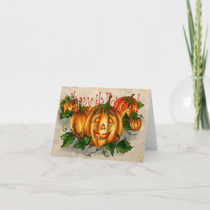 Happy Halloween beroemd gemaakt door Sharon Kaart