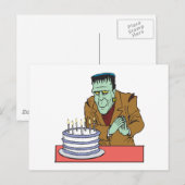 Happy Halloween Birthday Briefkaart (Voorkant / Achterkant)