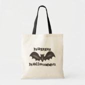 Happy Halloween Black Bat Sac fourre-tout (Devant)