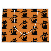 HAPPY HALLOWEEN BLACK CAT  Cadeautas (Voorkant)
