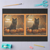 Happy Halloween Black Cat Collectie Tissuepapier (Craft)