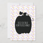 Happy Halloween Black Pumpkin Confetti Pattern (Voorkant)