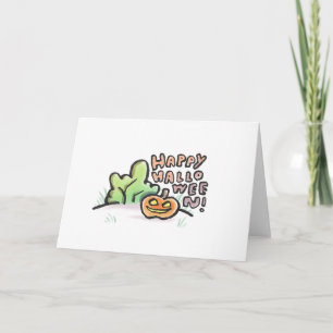 Happy Halloween Blank Wenskaart {Halloween} Kaart